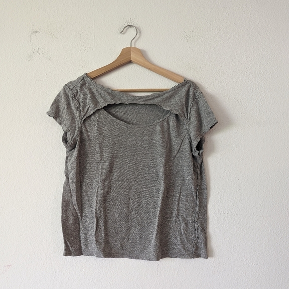 We The Free People June Cutout Tee Shirt - Picture 3 of 8